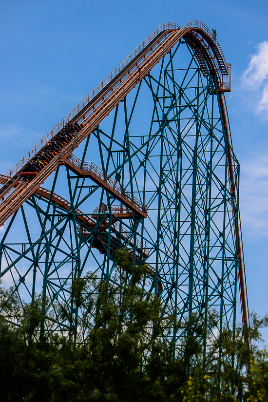 The Titan Rollercoaster at Six Flags Over Texas, Arlington, Texas