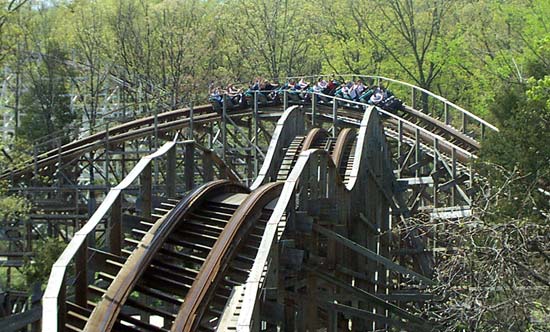 The Boss Rollercoaster at Six Flags St. Louis