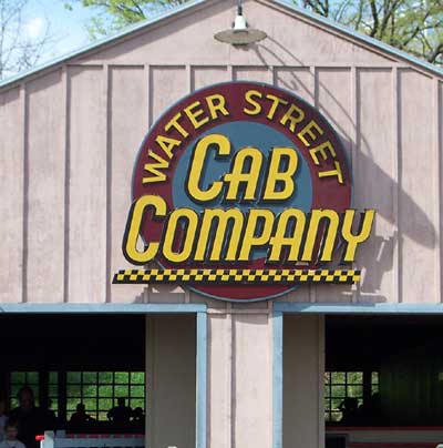 The Water Street Cab Company Bumper Cars at Six Flags St. Louis