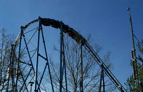 Mr. Freeze Rollercoaster at Six Flags St. Louis