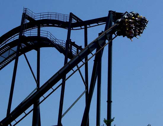 The Batman Rollercoaster at Six Flags St. Louis, Allenton, MO