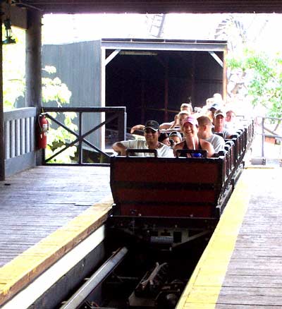 The River King Mine Train Rollercoaster at Six Flags St. Louis, Allenton, MO