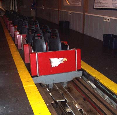 The Screamin Eagle Rollercoaster at Six Flags St. Louis, Allenton, MO