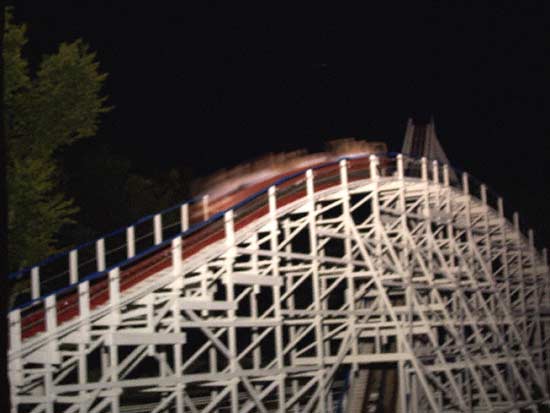 The Screamin Eagle Rollercoaster at Six Flags St. Louis, Allenton, MO