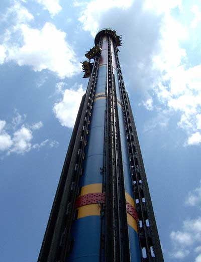 The new for 2006 Superman:  Tower Of Power at Six Flags St. Louis, Allenton, MO