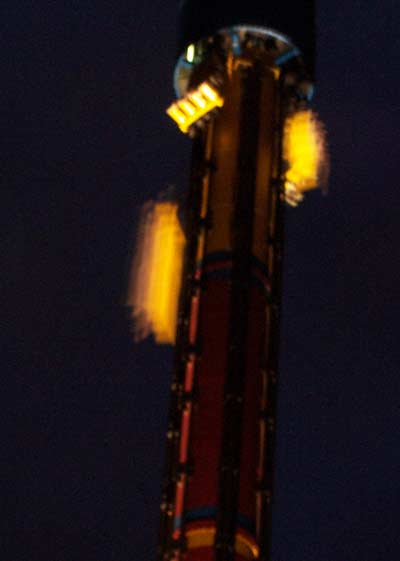 The New for 2006 Superman Tower Of Power at Six Flags St. Louis, Allenton, MO