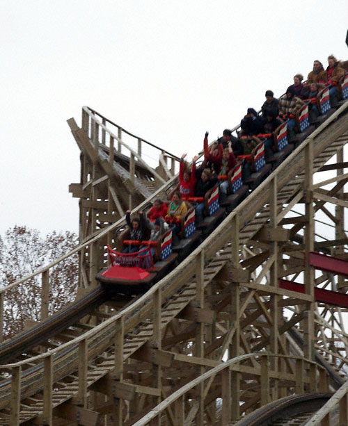 The Evel Knievel Rollercoaster at Six Flags St. Louis, Eureka, Missouri