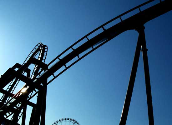 The Batman Rollercoaster at Six Flags St. Louis, Allenton, Missouri