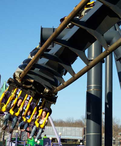 The Batman Rollercoaster at Six Flags St. Louis, Allenton, Missouri