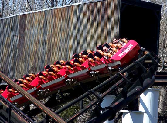 The Ninja Rollercoaster at Six Flags St. Louis, Allenton, Missouri