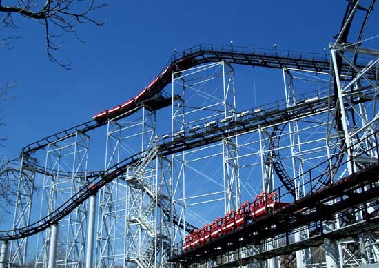 The Ninja Rollercoaster at Six Flags St. Louis, Allenton, Missouri