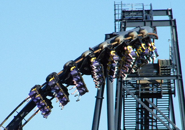 Batman:  The Ride Rollercoaster at  Rollercoaster at Six Flags St. Louis, Eureka, MO