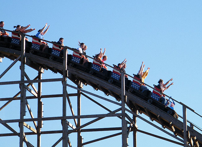 The Evel Knievel Rollercoaster at Six Flags St. Louis, Eureka, MO