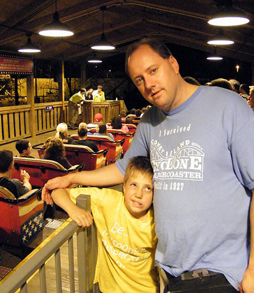 The Evel Knievel Rollercoaster at Six Flags St. Louis, Eureka, MO