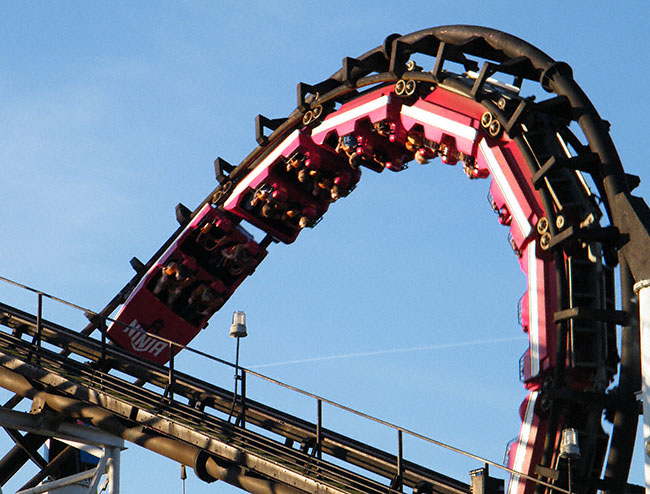 The Ninja Rollercoaster At Six Flags St. Louis, Eureka, MO