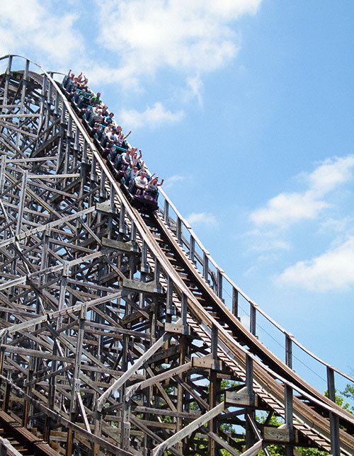 The Boss Rollercoaster at Six Flags St. Louis, Eureka, Missouri