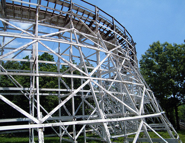 The Screaming Eagle Rollercoaster at Six Flags St. Louis, Eureka, Missouri