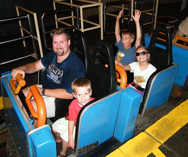 The Screaming Eagle Roller Coaster at Six Flags St. Louis, Eureka, Missouri