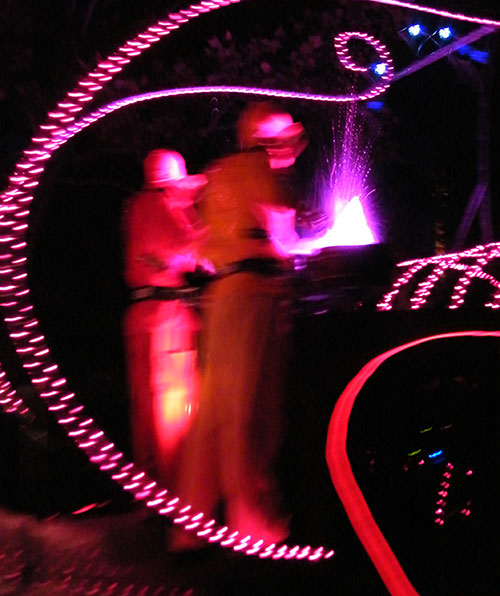 The Glow In The Dark Parade at Six Flags St. Louis, Eureka, Missouri