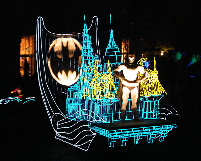 The Glow In The Dark Parade at Six Flags St. Louis, Eureka, Missouri