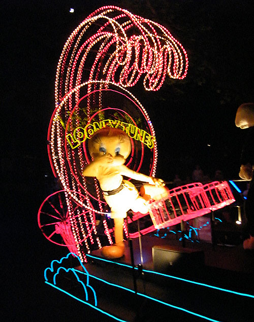 The Glow In The Dark Parade at Six Flags St. Louis, Eureka, Missouri