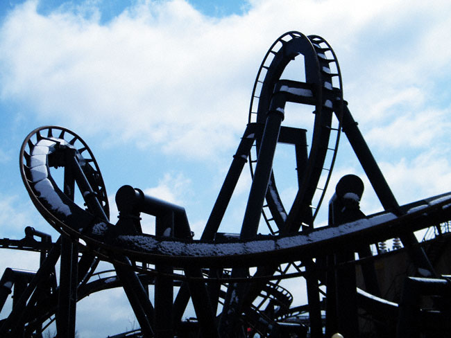 Batman Rollercoaster at Six Flags St. Louis, Eureka, Missouri