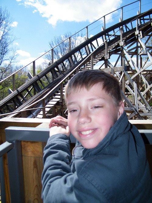 The Evel Knievel Roller Coaster at Six Flags St. Louis, Eureka, Missouri