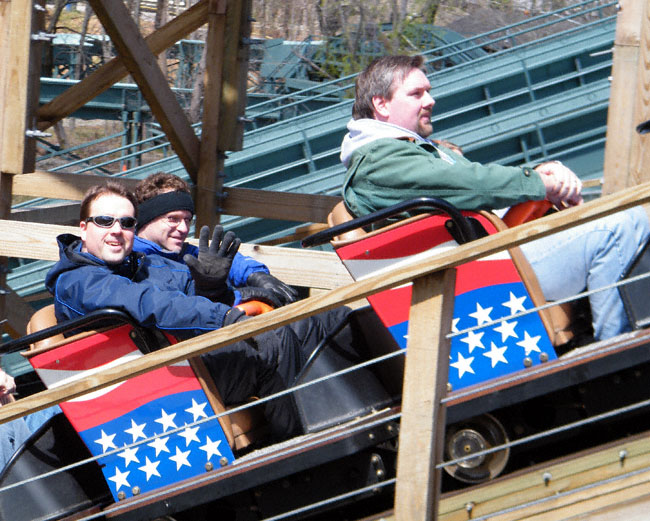 The Evel Knievel Roller Coaster at Six Flags St. Louis, Eureka, Missouri