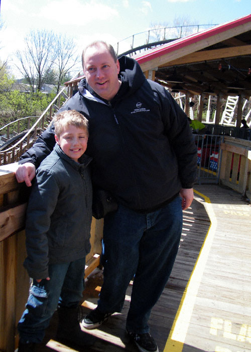 The Evel Knievel Roller Coaster at Six Flags St. Louis, Eureka, Missouri