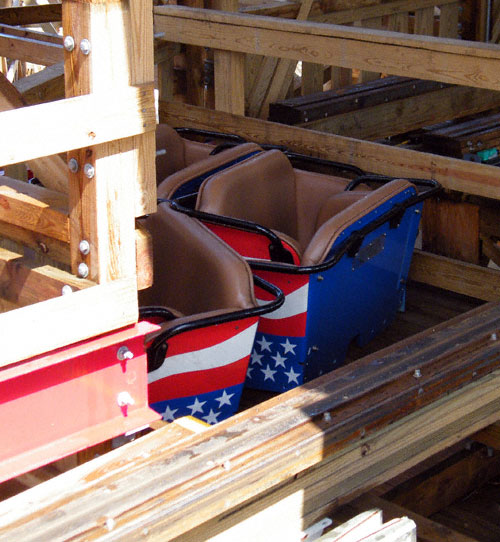 The Evel Knievel Roller Coaster at Six Flags St. Louis, Eureka, Missouri