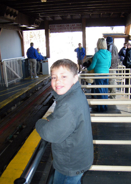 The Screaming Eagle Roller Coaster at Six Flags St. Louis, Eureka, Missouri