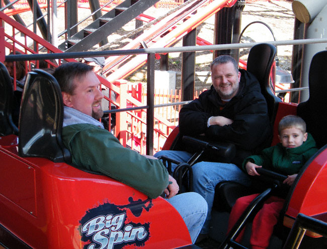 TheTony Hawk's Big Spin Roller Coaster at Six Flags St. Louis, Eureka, Missouri