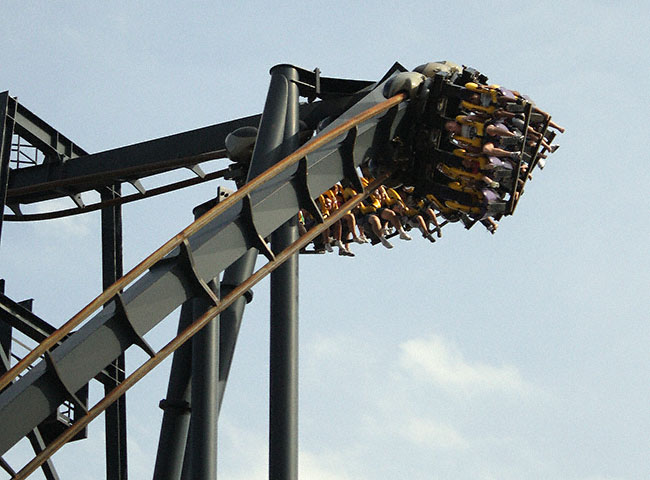 Batman The Ride Rollercoasater at Six Flags St. Louis, Eureka, Missouri