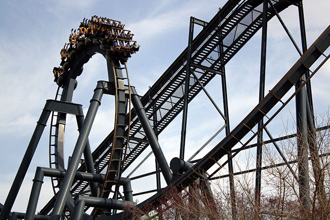 Batman The Ride Rollercoasater at Six Flags St. Louis, Eureka, Missouri