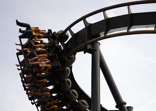 Batman The Ride Rollercoasater at Six Flags St. Louis, Eureka, Missouri