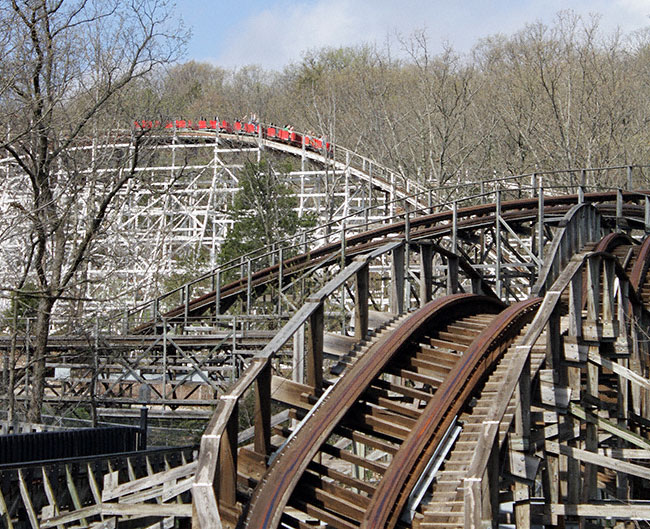 The Boss Rollercoaster at Six Flags St. Louis, Eureka, Missouri