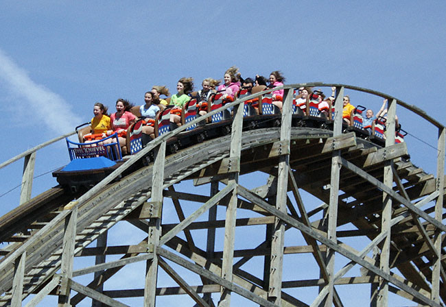 The Evel Knievel Rollercoaster at Six Flags St. Louis, Eureka, Missouri