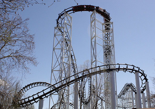 The Ninja Rollercoaster at Six Flags St. Louis, Eureka, Missouri