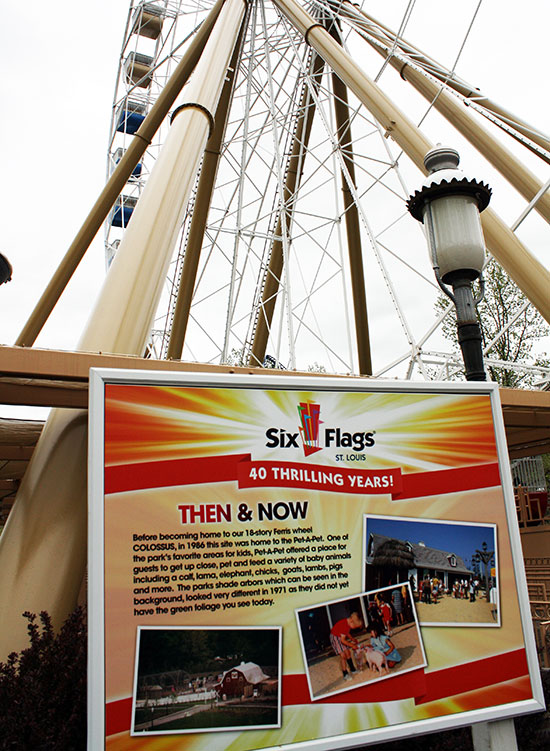 The Colossus Ferris Wheel at Six Flags St. Louis, Eureka, Missouri