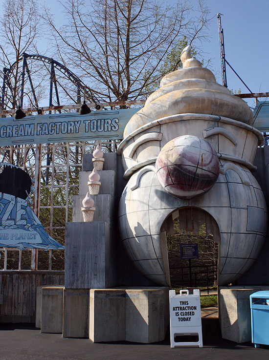 The Mr. Freeze Roller Coaster at Six Flags St. Louis, Eureka, Missouri