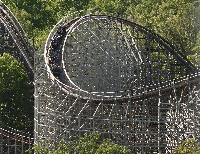 The Boss Roller Coaster at Six Flags St. Louis, Eureka, Missouri