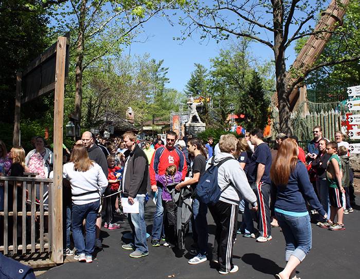 2012 Opening Day at Six Flags St. Louis, Eureka, Missouri