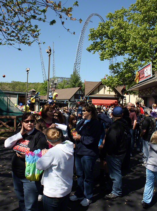 2012 Opening Day at Six Flags St. Louis, Eureka, Missouri