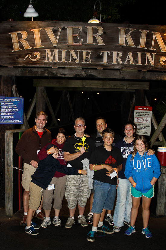 The River King Mine Train at Six Flags St. Louis, Eureka, Missouri