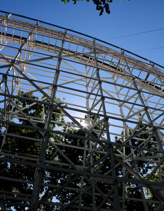 The Screaming Eagle Roller Coaster at Six Flags St. Louis, Eureka, Missouri