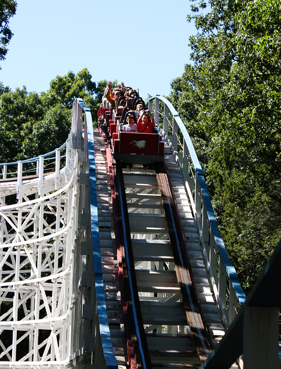 The Sccreaming Eagle Roller Coaster at Six Flags St. Louis, Eureka, Missouri