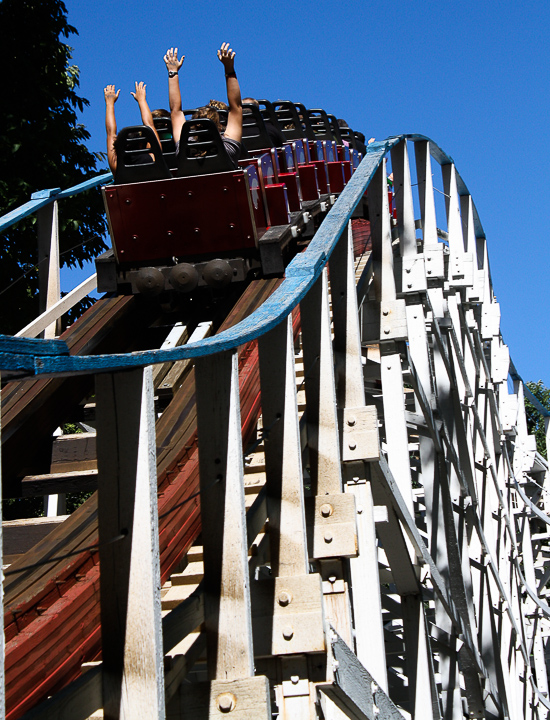 The Screaming Eagle Roller Coaster at Six Flags St. Louis, Eureka, Missouri