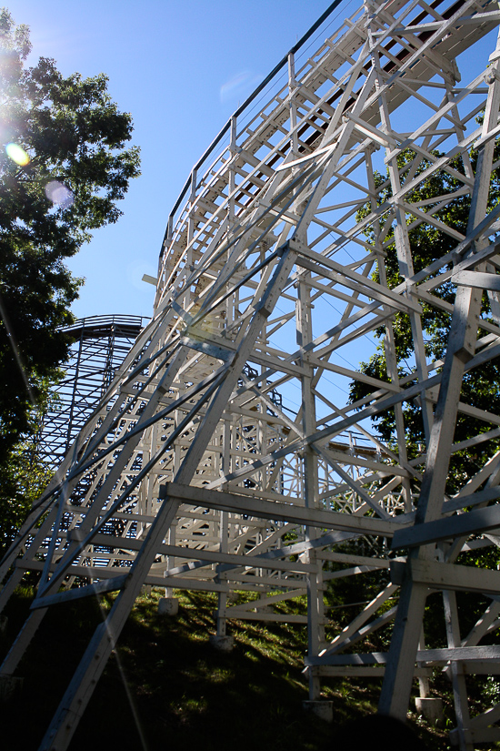 The Screaming Eagle Roller Coaster at Six Flags St. Louis, Eureka, Missouri