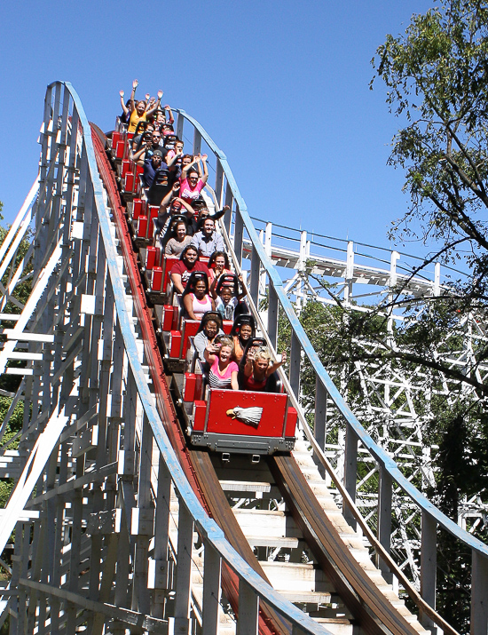 The Sccreaming Eagle Roller Coaster at Six Flags St. Louis, Eureka, Missouri