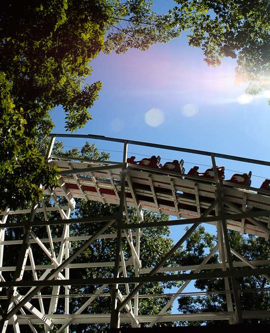 The Sccreaming Eagle Roller Coaster at Six Flags St. Louis, Eureka, Missouri